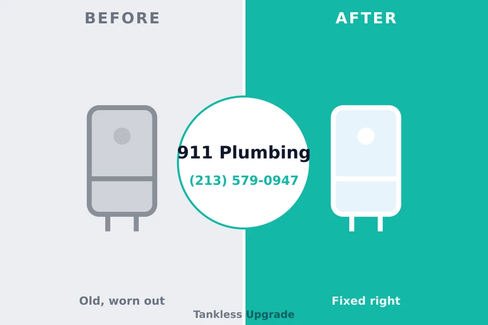 Before and after: plumbing repair Samsula-Spruce Creek, FL